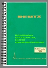 DEUTZ D25.2 D30 D30S D40L  WERKSTATTHANDBUCH REPARATURANLEITUNG PAPIER DEUTSCH