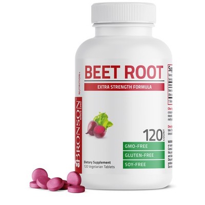 Bronson Beet Root Extra Strength 120 Tablets