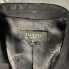 Talbots Women’s Black Blazer 16 Petite Polyester Blend Button Front Jacket — photo 3