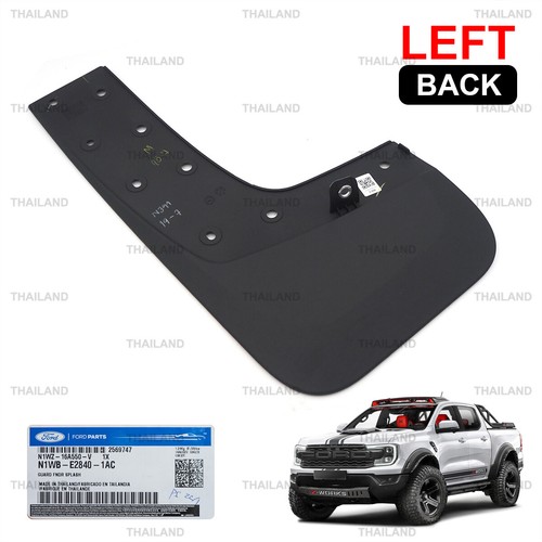Fits Ford Ranger Raptor Next-Gen 2023 - '25 Rear Left Splash Mud Guard Flap - Picture 4 of 10