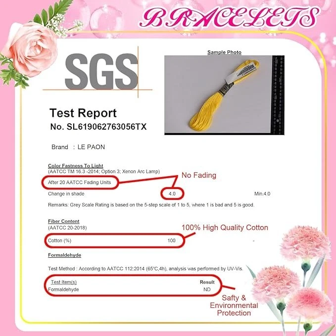 50 SKEINS Embroidery Floss Set Including Cross Stitch Threads - Image 2 of 4