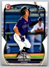 2023 Bowman #BP-77 Juan Brito     Colorado Rockies