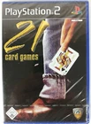 21 Card Games - Play Station 2 - PS2 - New Sealed