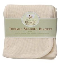 TL Care 30" X 40" Thermal/Waffle Swaddle Blanket Made 30 X 40 inch, Natural