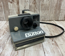 Vintage 80s Polaroid The Button Instant Land Camera - UNTESTED