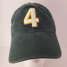 Green New Era Youth Baseball Cap With Embroidered Yellow  White "4" Design