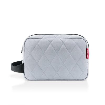 reisenthel cosmeticpouch M rhombus light Kosmetiktasche grau BH7060