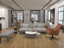 SPC Luxury Vinyl Click Flooring Plank Waterproof w/pad 1.5mm IXPE SAMPLE 004