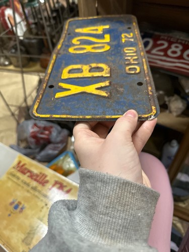 1972 Ohio License Plate XB 824 - Picture 8 of 17