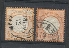 GERMANY, YV # 3 + 3 a, USED