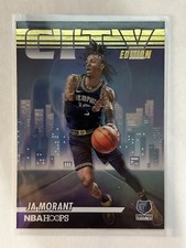 2022-23 Panini NBA Hoops Ja Morant #28 NBA City Edition Holo SP Grizzlies