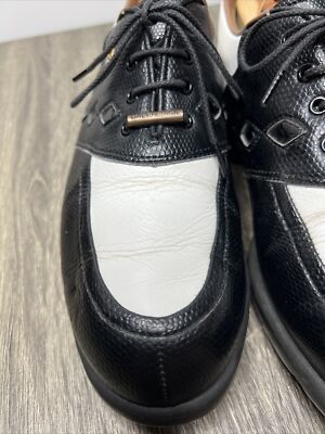 Balenciaga Golf Shoes Logo Sz 23.5EEE US 7 90s VTG RARE Made