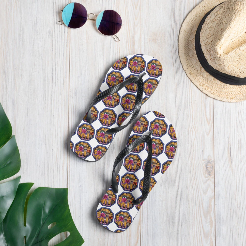 Zodiac Sign Flip Flops Leo Flip Flops Zodiac Sign Leo Slippers