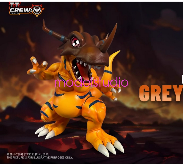 TT Studio Digimon Greymon Resin Model Painted Statue Pre-order H14cm Painted New