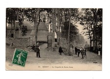 CPA - 29 - BREST - La Chapelle de SAINTE ANNE - animée - voyagée