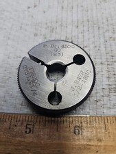 J BATH 1/2 - 13 NC - DOUBLE LEAD  THREAD RING GAGES .500 GO P.D. = .4500