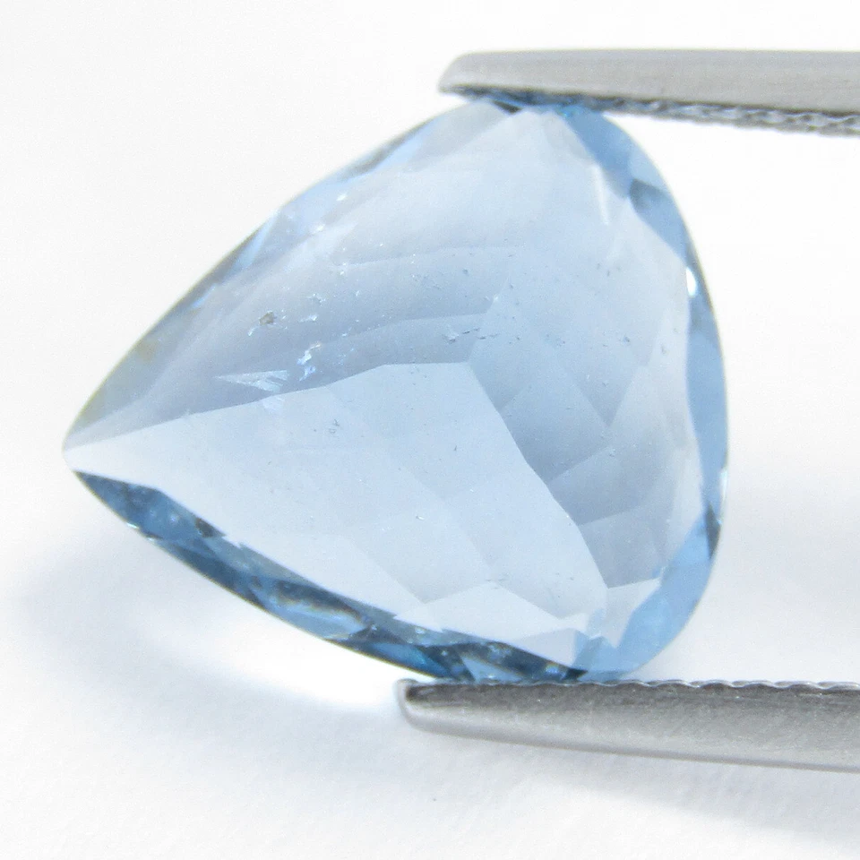 6.80cts Amazing Natural Blue Color Fluorite Pear Shape Collection Gem - Image 3 of 4