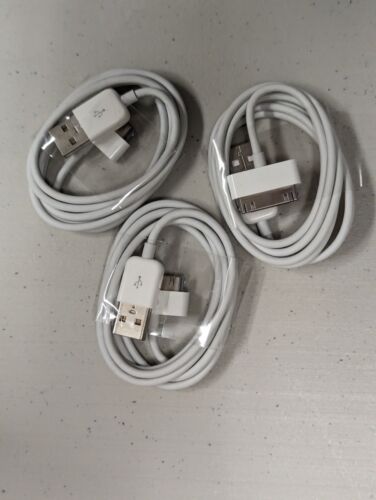 3x USB Sync Data Charging Charger Cable Cord for iPod Touch 1st 2nd 3rd 4th Gen - Afbeelding 1 van 3