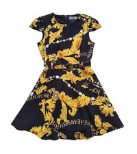 Versace Jeans Couture Women's Dress Dress 75HAO905 - 75DP905 Black Chain Print