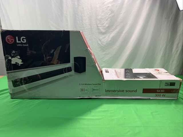 lg immersive sound bar 300w sk3d