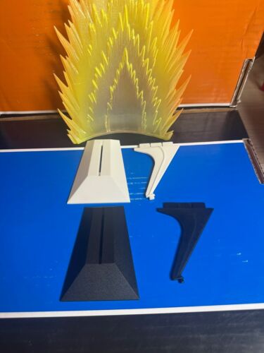 Dragon Wings Airplane Stands Fits 1/400 1/144 1/200 1/72 Set of 2 White & Black