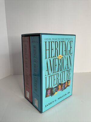 Heritage of American Literature (2 vol) by J E Miller, Jr. (1991) - See Pics