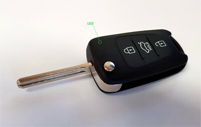 Klapp-Schlüssel Gehäuse für Hyundai i10 i20 i30 ix35 ix20 Elantra 3-Tasten key 