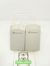 Set of 2 Dreamcast PURU PURU Rumble Jump Pack HKT-8600 Vibration Tested SEGA DC