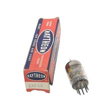 Raytheon Vintage Vacuum Tube Model 2AF4A For Radios Amplifiers Audio Tested
