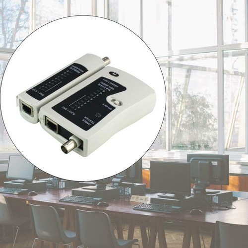 RJ45 Network Cable Tester Shielded Network Wire Repair Lan Phone BNC Line Test - Photo 2/11
