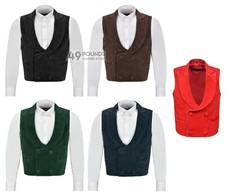 'EDWARDIAN' Men's Steam Punk Victorian Real Suede Leather Waistcoat  3281
