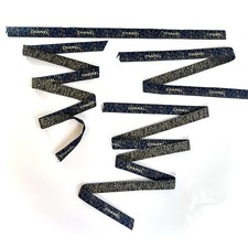 Authentic CHANEL Holiday Ribbon Pieces 16.5  /25.5  /34  /45.5  Long, 0.75  wide