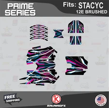 Graphics Kit for  STACYC 12E Brushed Electric Bike Prime-magenta