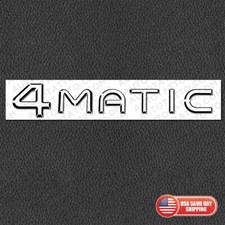 21-25 Mercedes-Benz EQ EQB EQE EQS SUV Rear 4 MATIC Letter Emblem Badge Chrome