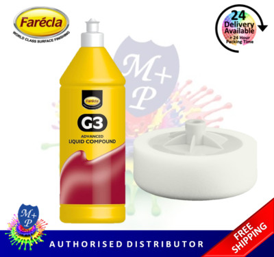 Farecla G3 AG3 700 Advanced Liquid Compound 500ml + GM14 Compoundkopf