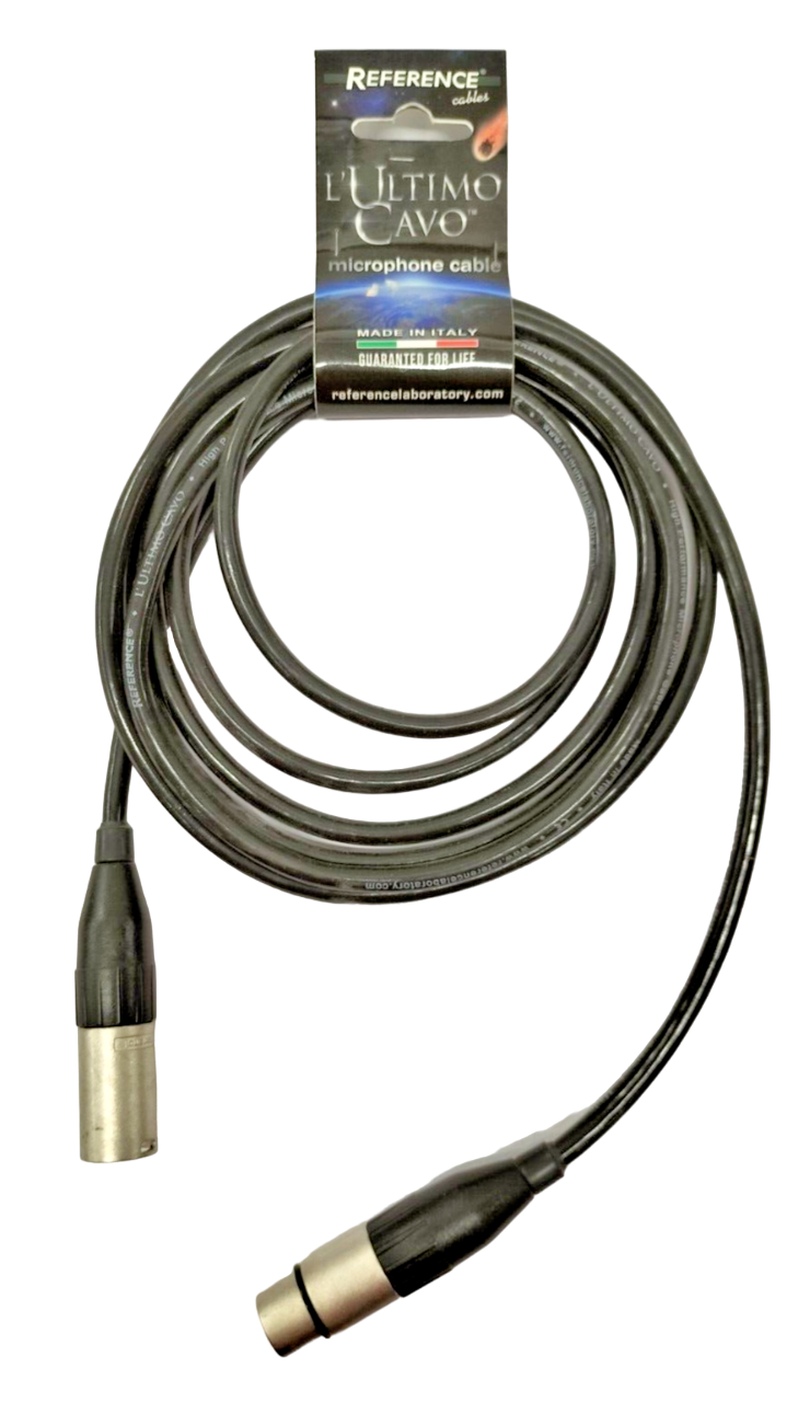 Reference Ultimo Cavo Canon Maschio/Femmina Microfono 3mt Amphenol XLRM/XLRF