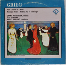 Grieg - Piano Concerto in A Minor  Norwegian Dances - Vinyl Record LP