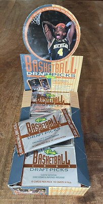 1993 CLASSIC DRAFT PICKS Basketball   PACK 10 Cards WEBBER HARDAWAY RC SEALED 