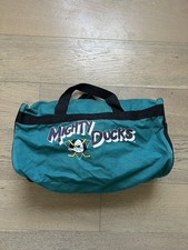 Anaheim Mighty Ducks Vintage 90s Duffle Bag 20x10x10 Vintage Gym Bag