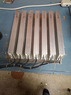 resistors bank heine 02 31 637 2 0003 GVVHS 337, set of 7
