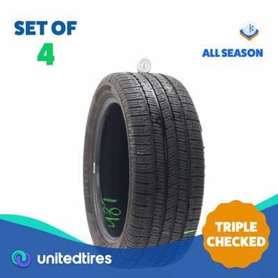 Set of (4) Used 245/45R18 Goodyear Reliant All-season 96V - 7-8.5/32