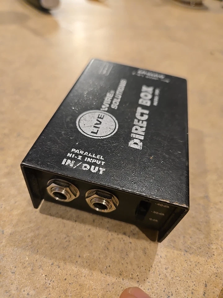 Lote de 4 Cajas Directas Usadas DI 1/4" Instrumento/Línea a XLR Equilibrado y Desequilibrado  Foto 2 de 4