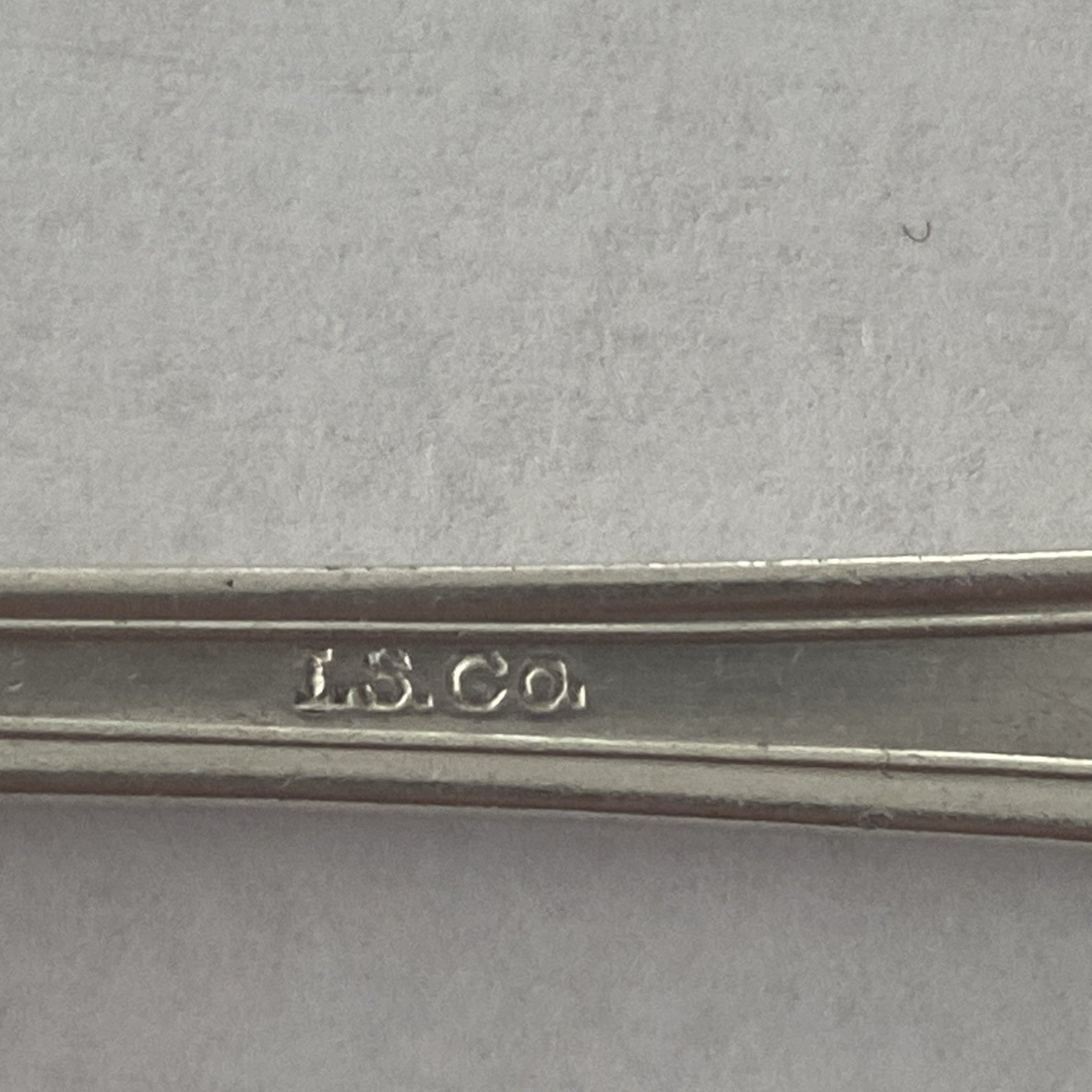 Vintage Los Angeles Steamship Co Hotel Silver Logo Soup Spoon