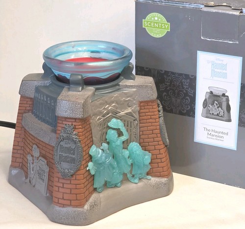 Scentsy Disney The Haunted Mansion Wax Warmer Madame Leota Tested And Working!