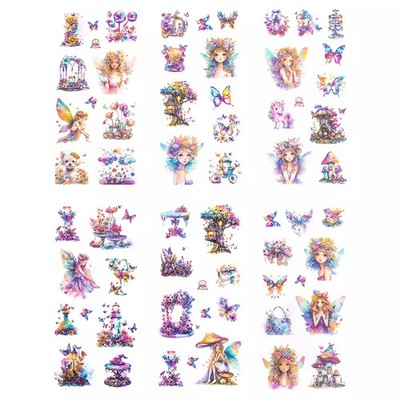 5907590025053 Naklejki Pet Wróżki Rainbow 6 arkuszy DP Craft