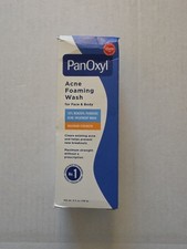 PanOxyl - Acne Foaming Wash - Face  Body - 5.5oz - Expiration Date: 09/2027