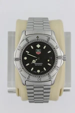 Tag Heuer 669.206 WE2110 Mens 2000 Series Automatic Watch Black Silver BA0300