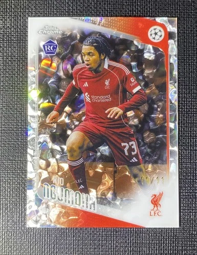Rio Ngumoha 2025-26 Topps UEFA Club Competitions UCC FDI # 11/11 Bookened