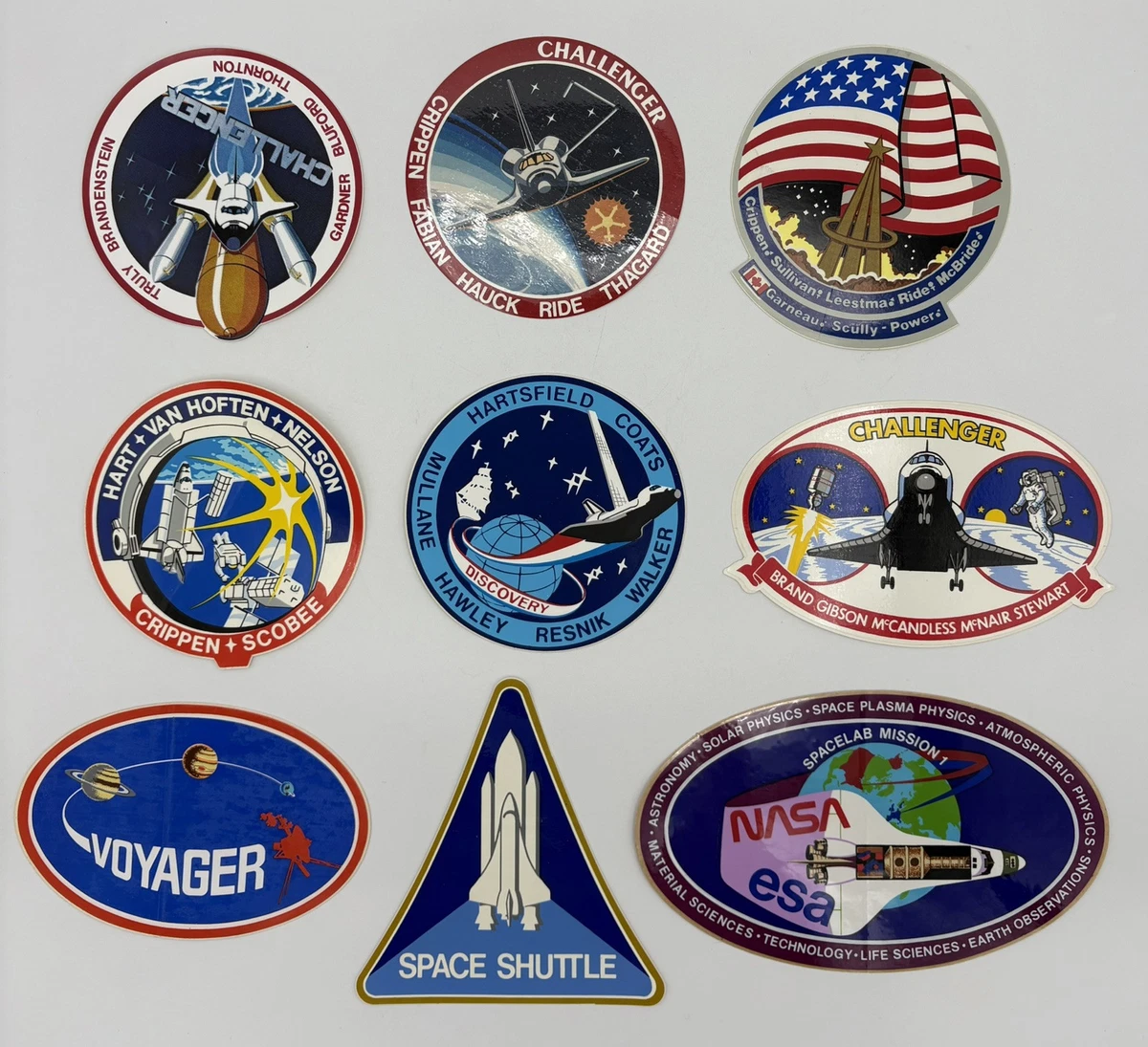 Autocollant NASA – 75 Ans Ailes – Original Ancien Stock – Rare