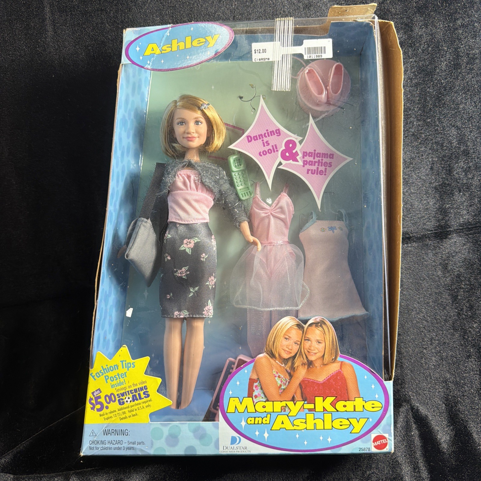Ashley Doll Dancing Ballet Pajama Party MATTEL 1999 MARY-KATE & ASHLEY New